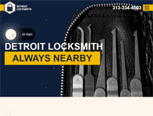 Tablet Screenshot of detroitlocksmith.com